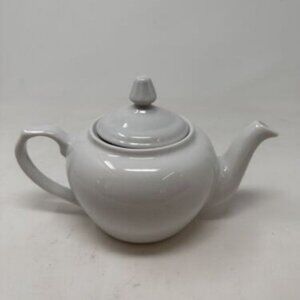 Porcelain White Teapot  Timeless Piece Porcelain Strainer